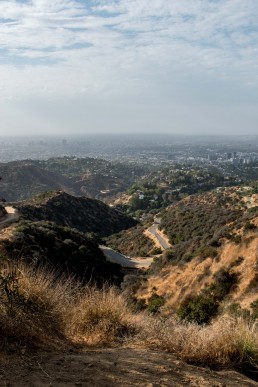 Hiking to the Hollywood sign, California USA